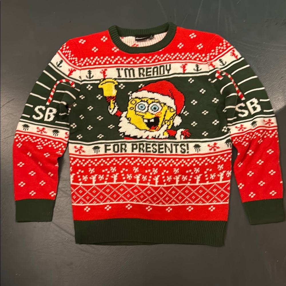 Christmas Sweater - Red and Green